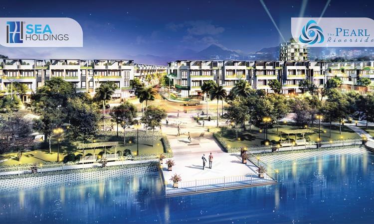 Phối cảnh dự án The Pearl Riverside Bến Lức Long An