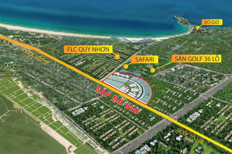 Phối cảnh vị trí dự án Kỳ Co Gateway Quy Nhơn