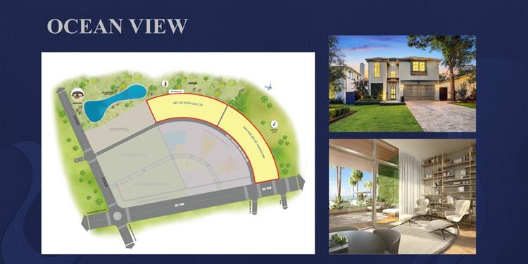 Mặt bằng phân lô khu Ocean View của Kỳ Co Gateway 