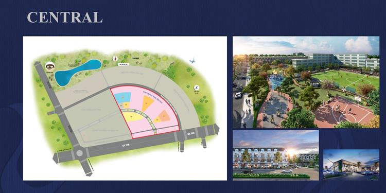 Mặt bằng phân lô khu Central của Kỳ Co Gateway 