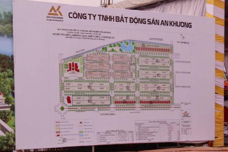 Mặt bằng dự án Goldland Cồn Khương