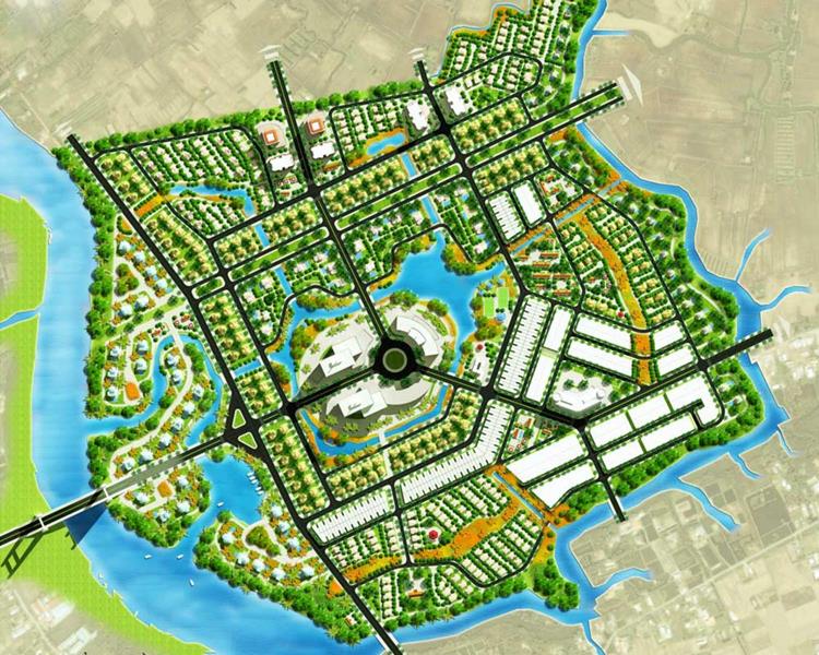 Phối cảnh dự án khu đô thị The Green Village Bình Chánh