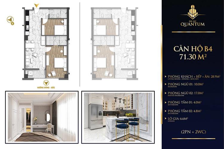 Thiết kế căn hộ De 1st Quantum Huế