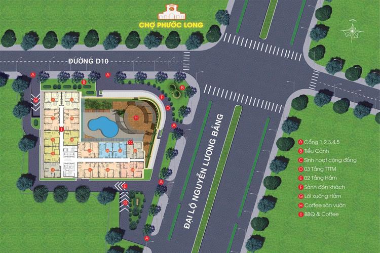 Mặt bằng điển hình dự án căn hộ Viva Plaza