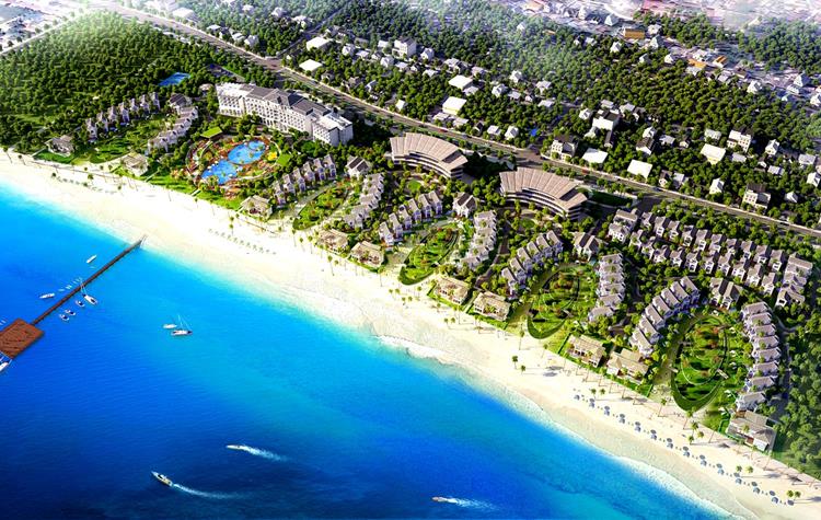 Phối cảnh dự án Golden City Resort Cửa Lò Nghệ An