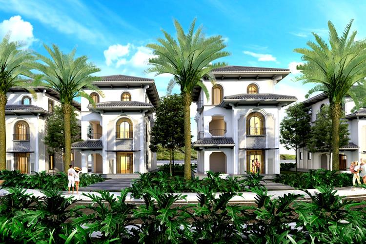 Phối cảnh biệt thự dự án Golden City Resort Cửa Lò Nghệ An