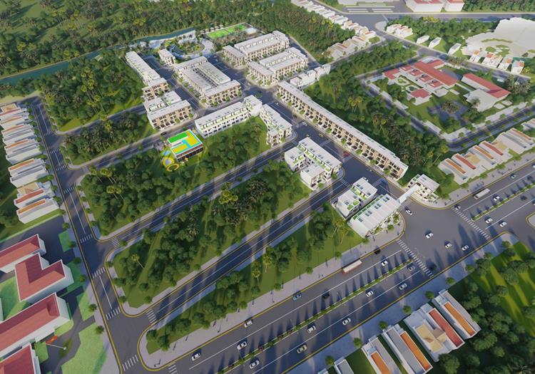 Phối cảnh dự án đất nền Vita Riverside Tân Uyên Bình Dương