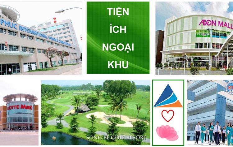 Tiện ích ngoại khu dự án căn hộ Opal Avenue Thuận An Bình Dương 