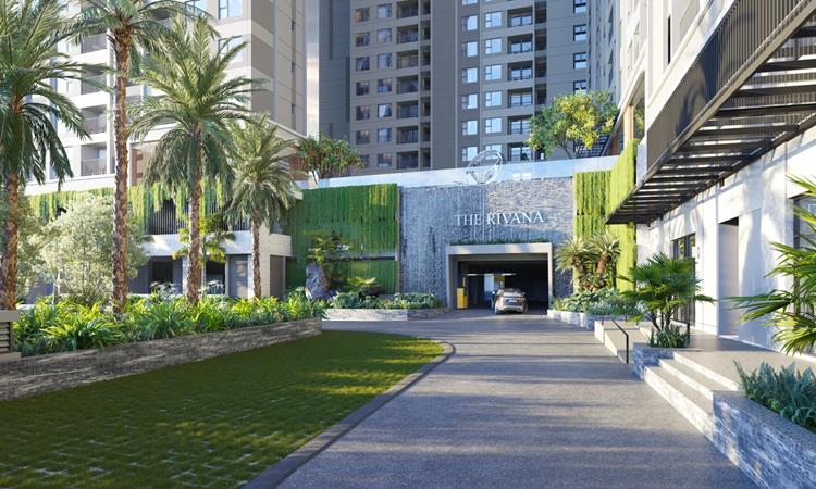 Thiết kế cổng dự án căn hộ The Rivana Đạt Phước tại Bình Dương