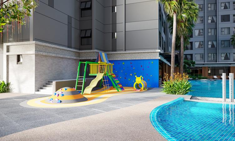 Hồ bơi tại dự án The Rivana