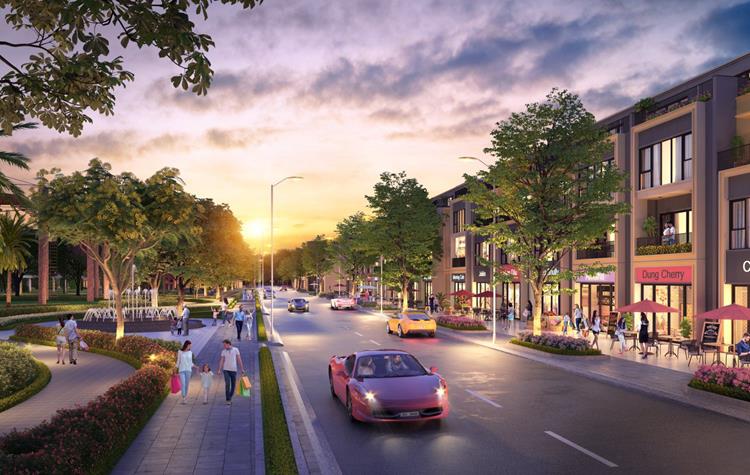 Phố Sunset tại Gem Sky World