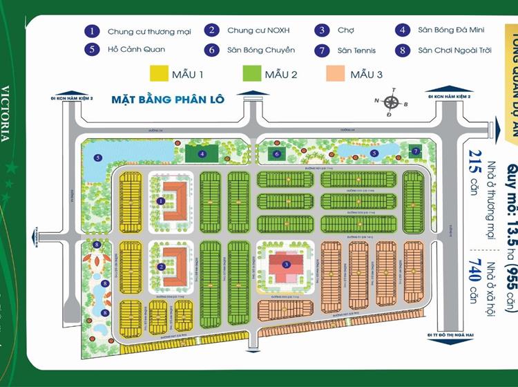 Mặt bằng dự án Khu đô thị mới Nam Phan Thiết Bình Thuận