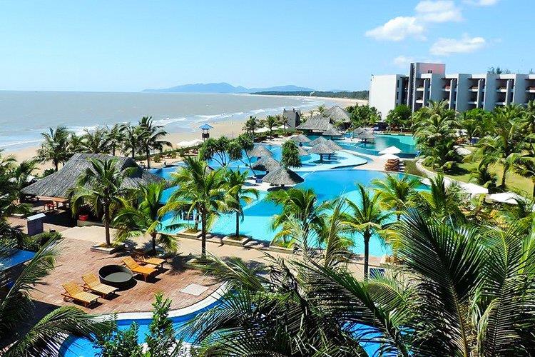 Hồ bơi dự án nghĩ dưỡng Allia Resort