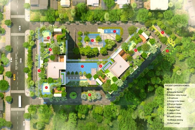 Thiết kế dự án căn hộ Ascent Garden Homes Quận 7