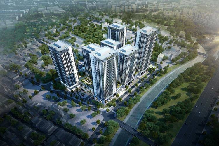 Phối cảnh dự án căn hộ The Blue Star Quận 7