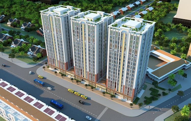 Phối cảnh dự án căn hộ The Emerald Golf View Bình Dương