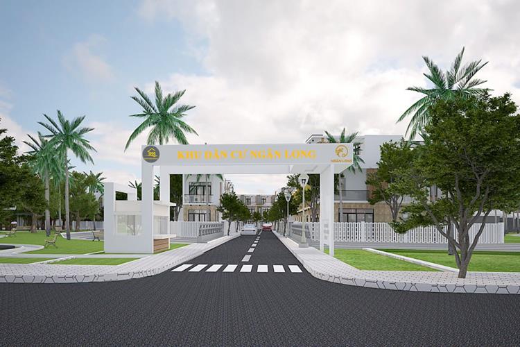 Cổng chính dự án Khu dân cư Ngân Long