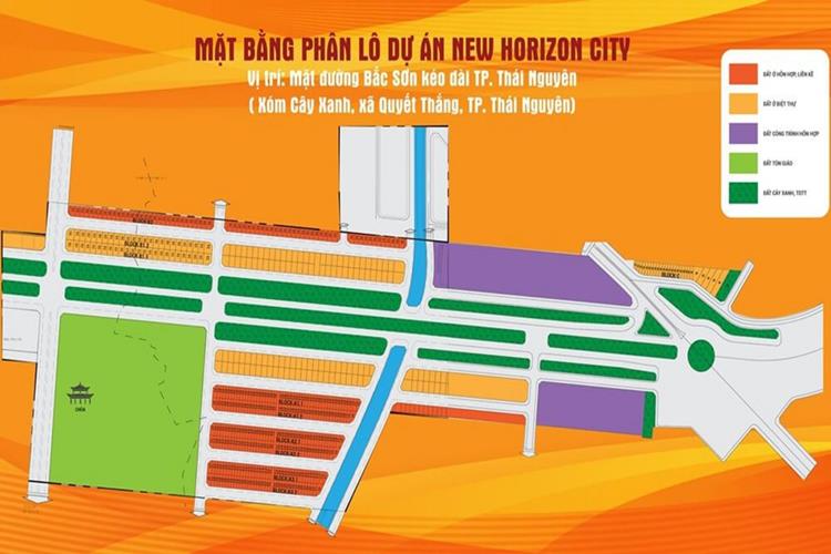 Mặt bằng dự án khu đô thị Mia Forest Bắc Sơn 