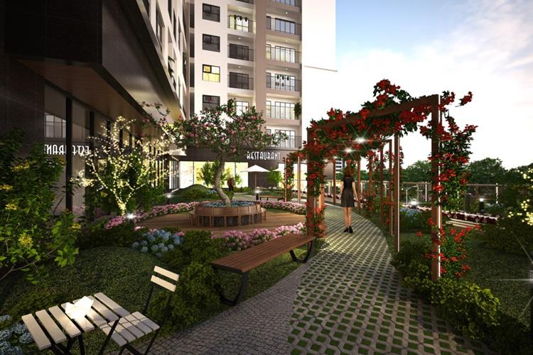 Phố đi bộ tại dự án chung cư Phương Đông Green Park Hà Nội