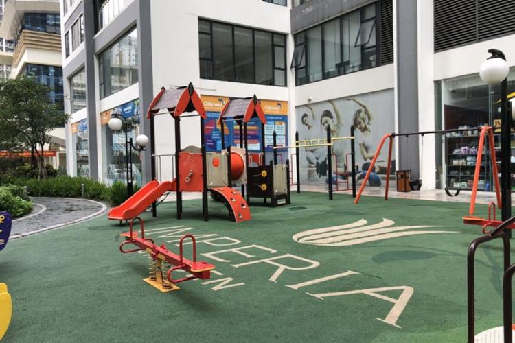 Khu vui chơi trẻ em của chung cư Imperia Sky Garden 423 đã hoàn thiện