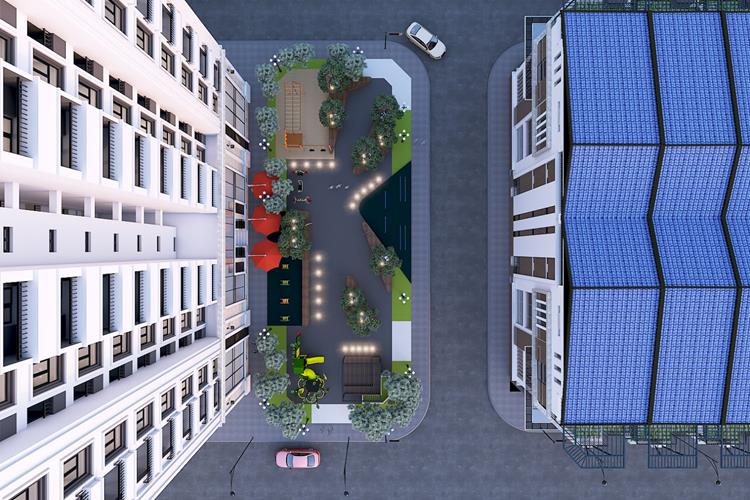 Công viên tại căn hộ SaiGon Sky Tower Nghệ An