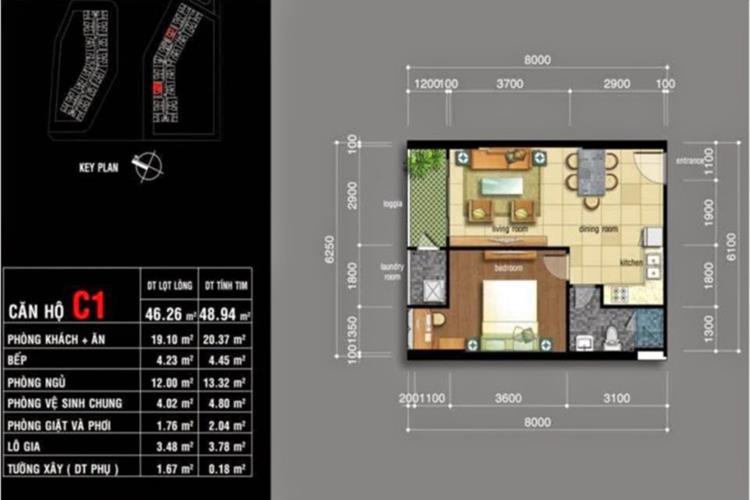 Thiết kế căn C1 biệt thự Jamona Home Resort Thủ Đức