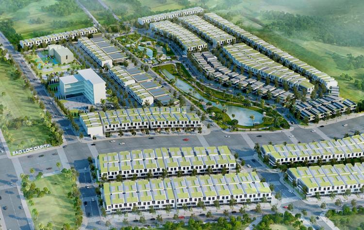 Phối cảnh dự án Bảo Lộc Capital Lâm Đồng