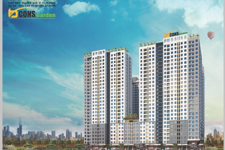 Phối cảnh dự án căn hộ Bcons Garden Bình Dương