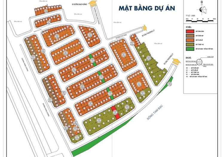 Mặt bằng tổng thể dự án Hoàng Huy Riverside Hải Phòng