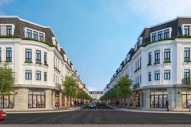 Phối cảnh Shophouse Hoàng Huy Riverside