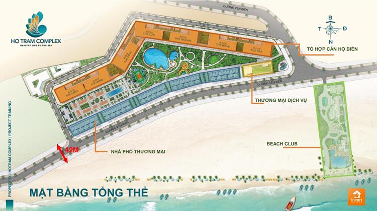 Mặt bằng tổng thể Ho Tram Complex