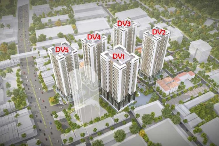 Phối cảnh mặt bằng dự án chung cư Rose Town Hà Nội