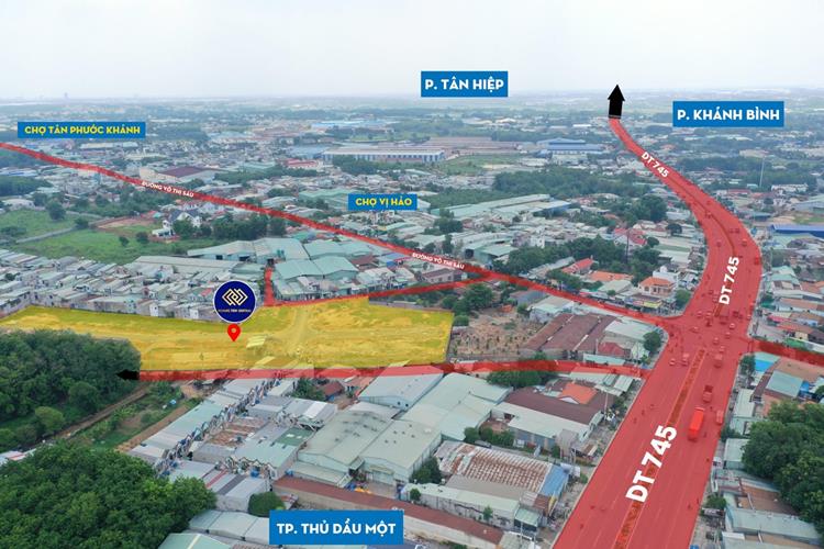 Vị trí dự án Hoàng Tiến Central 