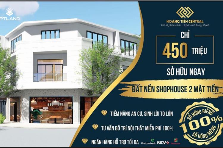 Chỉ cần 450 triệu sở hữu ngay đất nền Hoàng Tiến Central 
