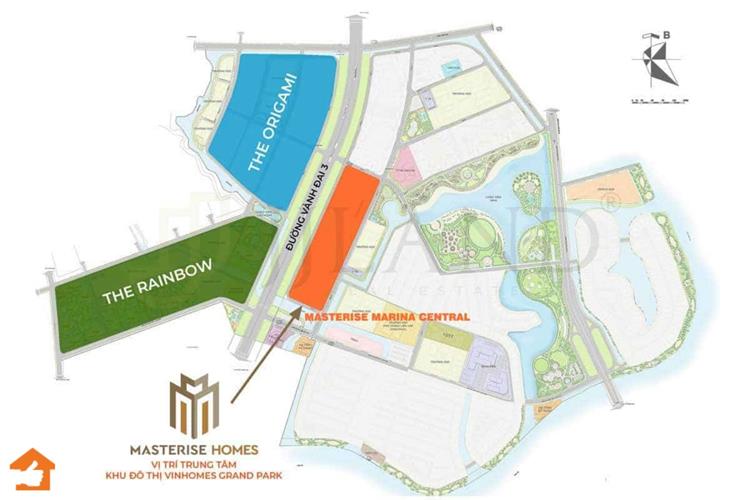 Mặt bằng căn hộ Masteri Centre Pointcủa Masterise Homes