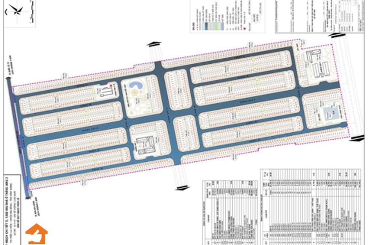 Mặt bằng phân lô dự án Thăng Long Residence 2