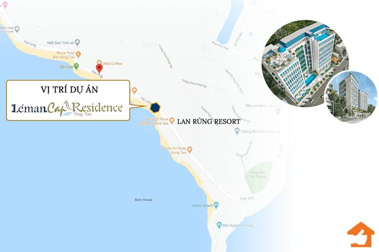 Vị trí dự án căn hộ Leman Cap Residence tại Vũng Tàu