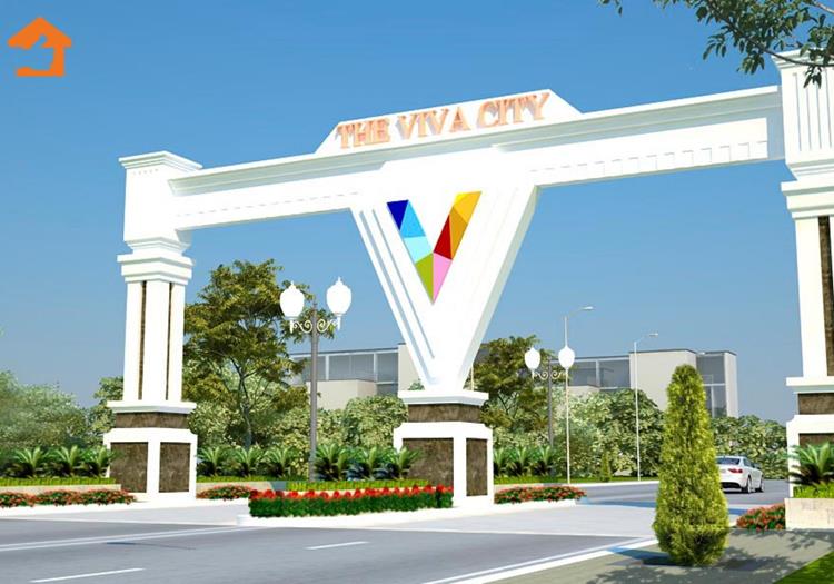 o537-469300 Cổng chính khu đô thị The Viva City Giang Điền