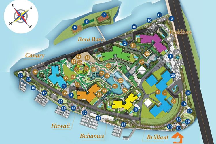 Mặt bằng phân lô căn hộ Diamond Island Đảo Kim Cương Quận 2