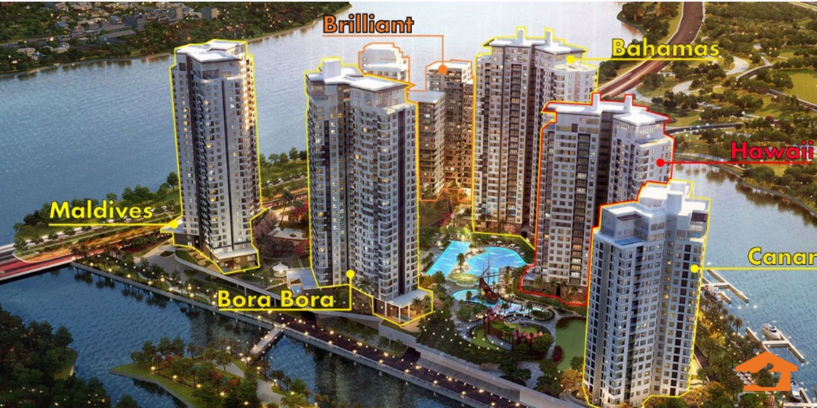 Đảo Kim Cương Diamond Island featured image