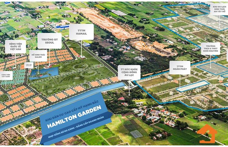 Phối cảnh dự án Hamilton Garden Long An