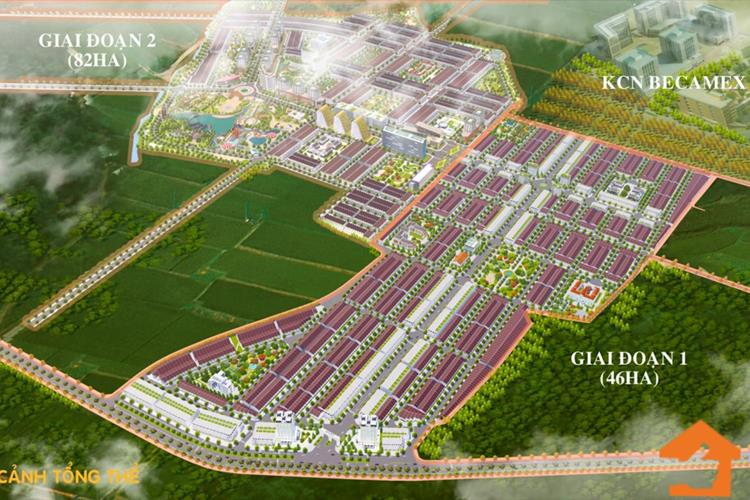 Phối cảnh khu đô thị An Phú Long Garden tại Phú Giáo