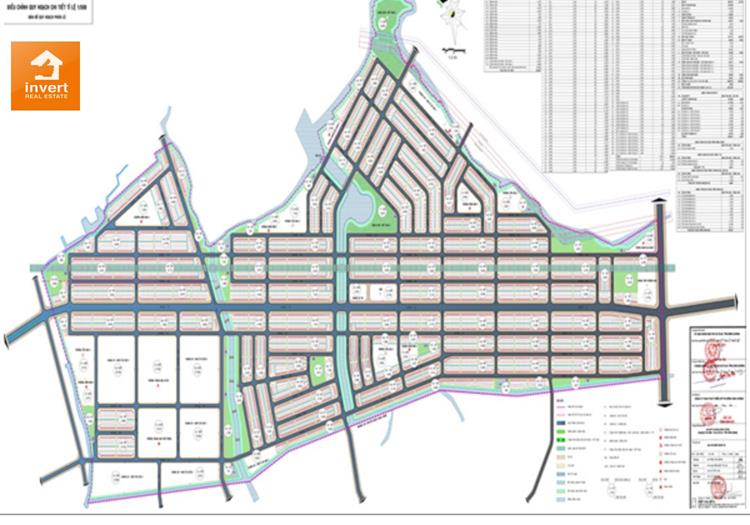 Mặt bằng chính thức dự án khu đô thị Đông Bình Dương