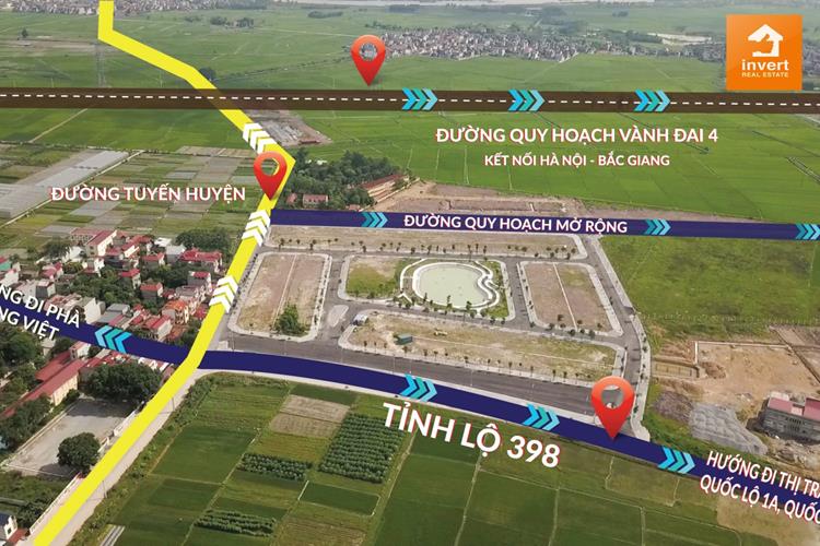 Hình ảnh thực tế dự án đất nền Yên Dũng Green Park