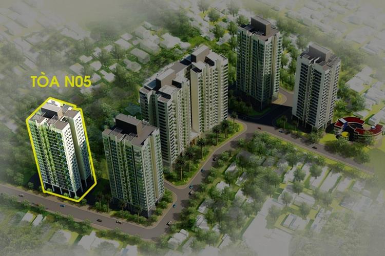 Mặt bằng Toà NO5 của căn hộ Berriver Jardin Hà Nội