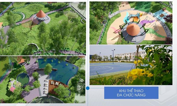 Phối cảnh tiện ích khu thể thao đa chức năng