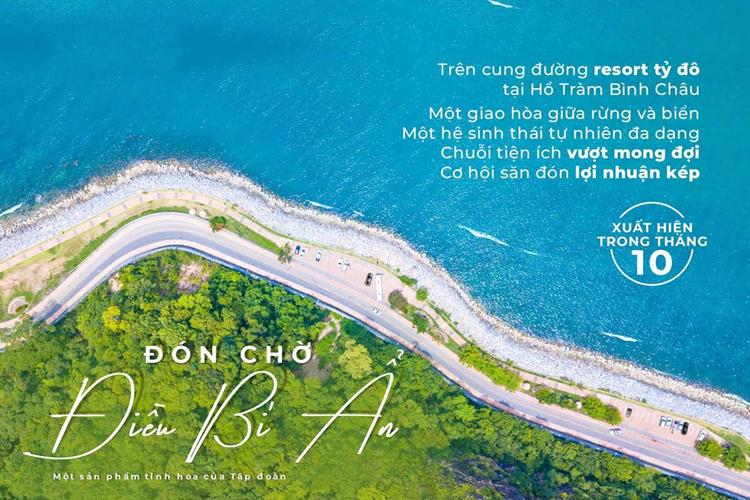Vị trí Hồ Tràm Grace Celina Resort nằm ngay cung đường biển đẹp nhất