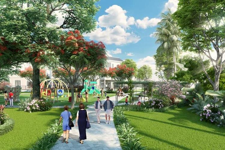 Phối cảnh công viên cây xanh dự án Nam Hồng New City