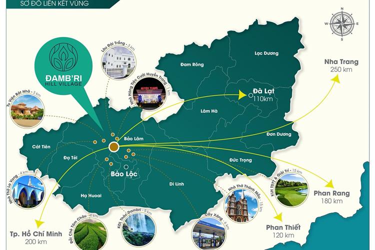 Bảo Lộc đang là khu vực tiềm năng của bất động sản Lâm Đồng