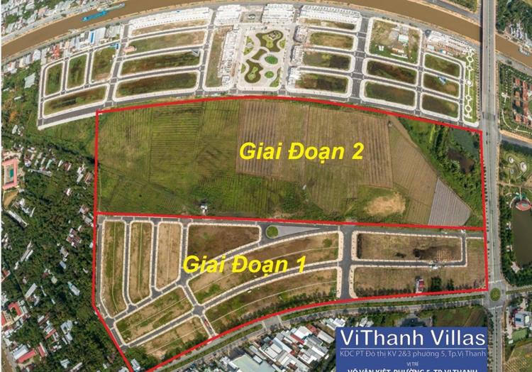 Vị trí dự án ViThanh Villas Vị Thanh Hậu Giang